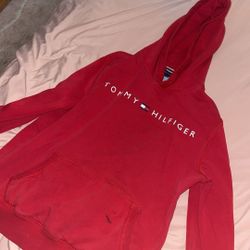 Red Tommy Hilfiger Hoodie
