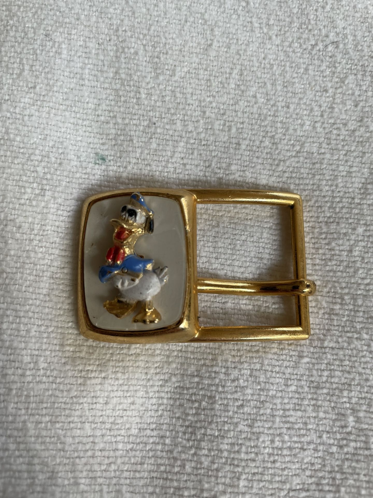 Vintage Walt Disney Productions Donald Duck Belt Buckle