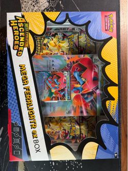 Ascended heroes mega feraligatr EX box