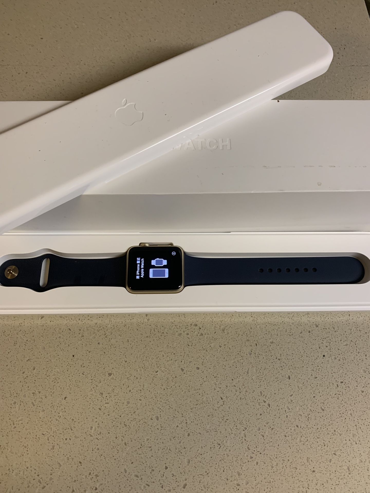 42mm Apple Watch Series 1 (Midnight Blue/Gold)