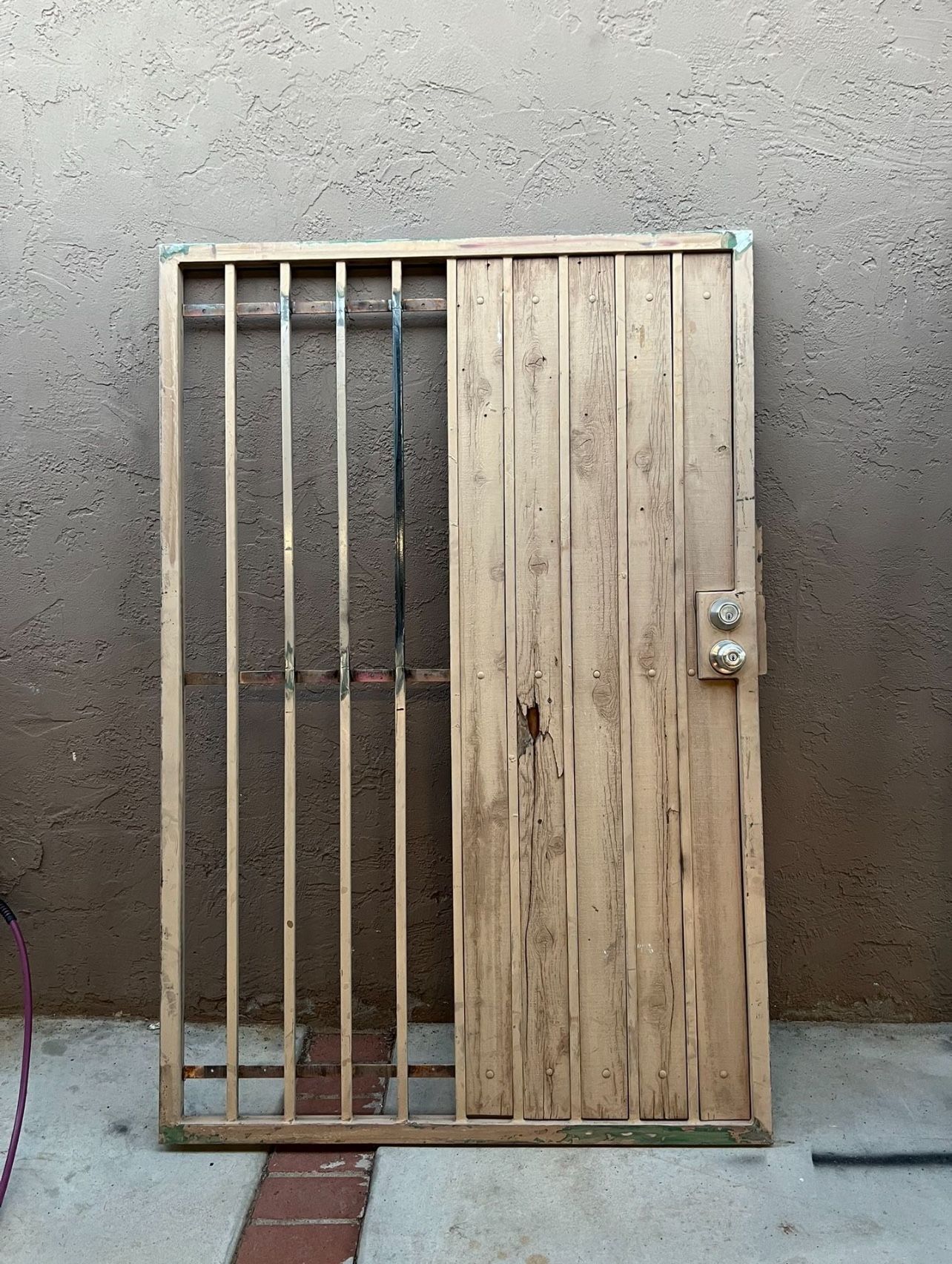 72” H x 48” W Single Gate With Lockbox