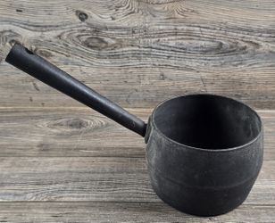 19th Century Cast Iron Long Handle Dipper Pot