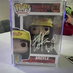 Stranger Things Funk Pop Eduardo Franco Signed 
