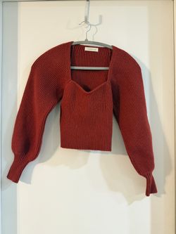 Red Sweater Holiday Sweater XS Like New