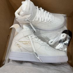 LV Nike Air Force 1 By Virgil Abloh
