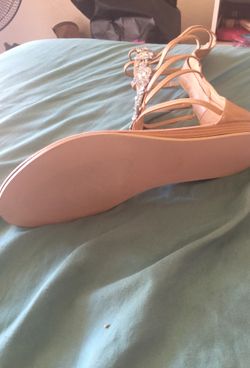 Size 10 diamond gladiator sandals new in box