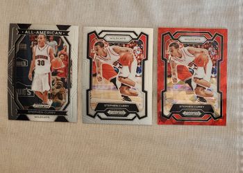 Steph Curry Red Refractor 2024 Panini Prizm Draft Picks Basketball Cards