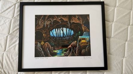 "Goonies Stranger Things" Art Print in Black Frame