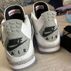 Retro 4 White Cement 