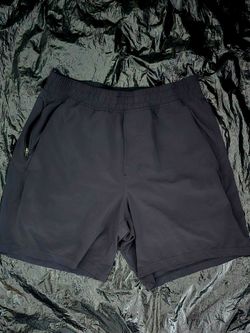 Lululemon Pace Breaker Lined Short 7" Men's Size M Black Athletic Running