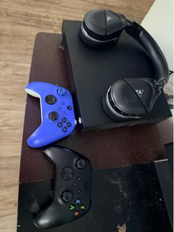 Xbox One X Bundle with Turtle Beach Headset and Two Controllers