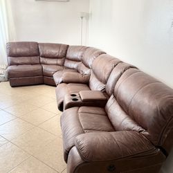 Sectional Leather Sofa Couch