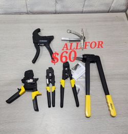 Apollo / Husky PEX & Plumbing Tool Lot – 6 Tools