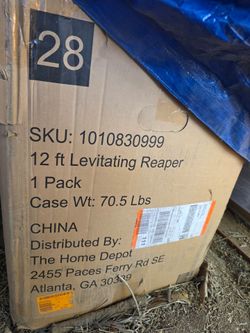 12 ft Levitating Reaper Halloween Decoration