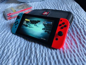 Nintendo Switch OLED With Joystick Attachments