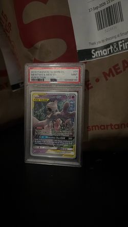 PSA9 Mewtwo & Mew GX