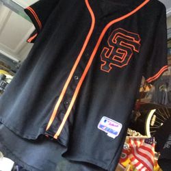 S F Giants Baseball Jersey Size 52 Or 2XL