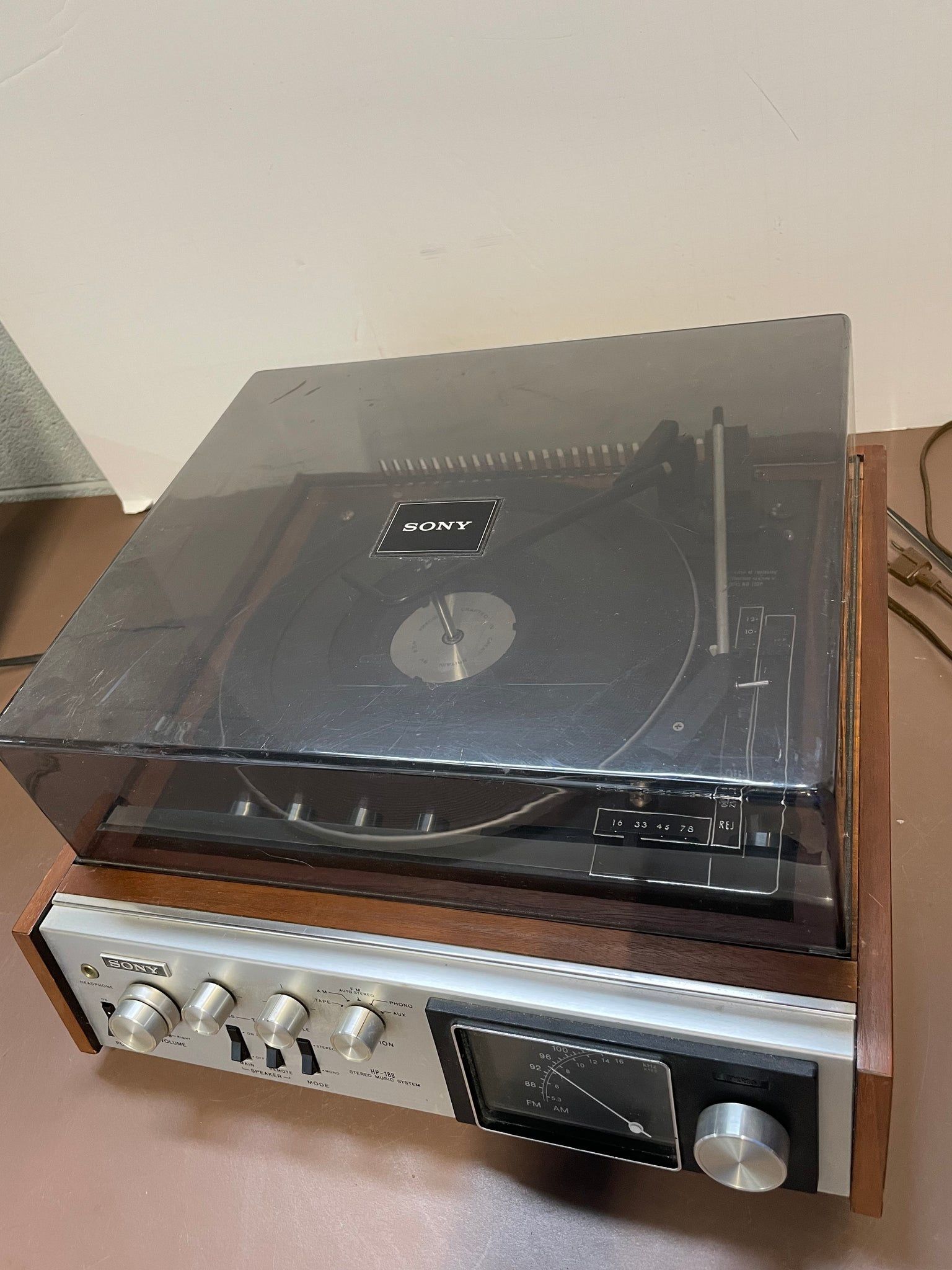 Stereo Music System, B72, Vintage Sony Model HP-188 for Sale in