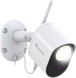 TOUCAN Floodlight Security Camera Wired – 1080P Outdoor Camera with 1200