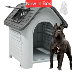 Brand New In Box NOT A RETURNED ITEM 40X38 XL DOG HOUSE All Weather Water Resistant Raised Base Dog Igloo Casa De Mascota Add A Bed For $25 Xl Big Dog