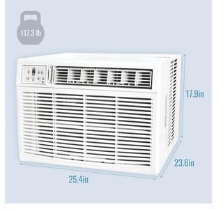 AC+HEAT 18,400 BTU 230-Volt Window/Wall Air Conditioner with 16,000 BTU heater -Brand New