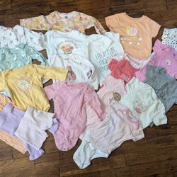 0-3month Baby Girls Clothes Haul