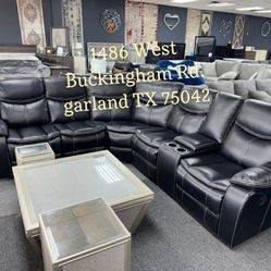 Furniture Sectional Leather Power