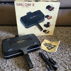 Vintage Hamburger Grill Chef II Minute Cooker 