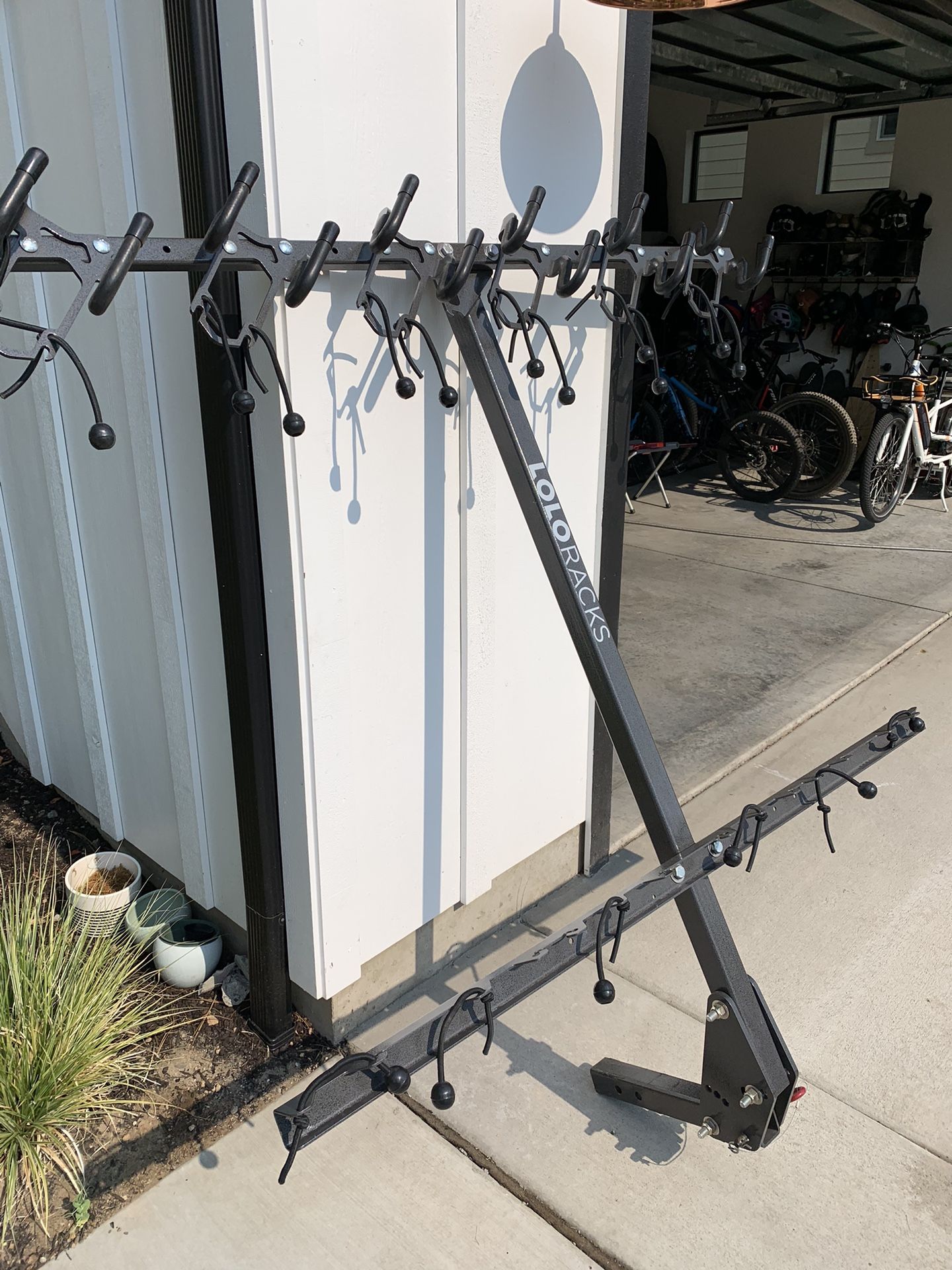 Lolo 6 Bike Trailer Hitch Bike Rack