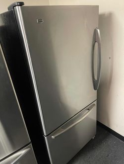 Maytag Bottom Freezer Refrigerator Stainless Steel
