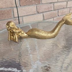 Golden Mermaid Figure 