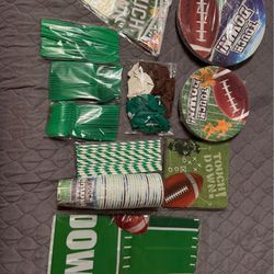 FOOTBALL PARTY DECORATION 212 PCS