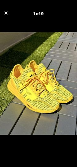 Adidas NMD R1 Yellow Multilingual Sneakers