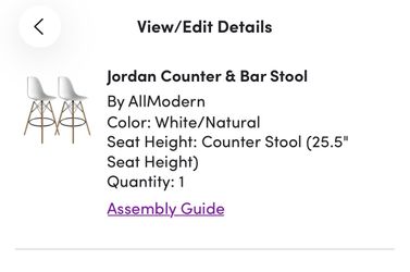 4 AllModern Bar / Counter Stools $100