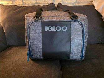 Igloo Durable Duel & Adjustable Insulated Snapdown Soft-Side 36 Can Cooler Bag w/2 Compartments & Carrying Strap for traveling !!!