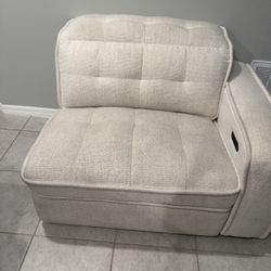 White Part Of Sectional 