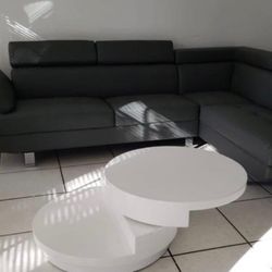 New Black Sectional (white And Grey Available)