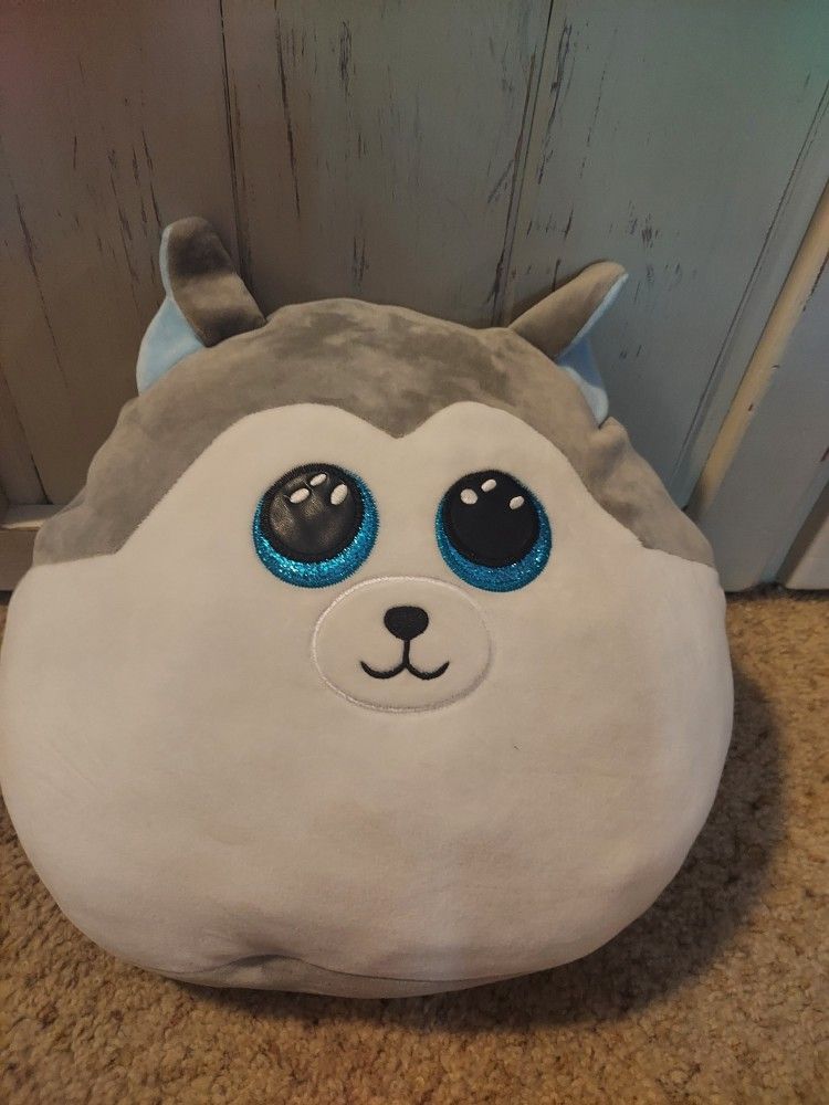 Squishy Husky Plush Pillow β Super Soft & Cute!