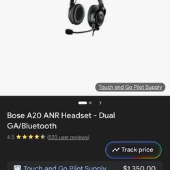 Bose A20 Aviation Headset ANR