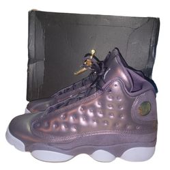 Air Jordan 13 Retro Premium HC GS Dark Raisin Hydrogen Blue 8.5 7Y 