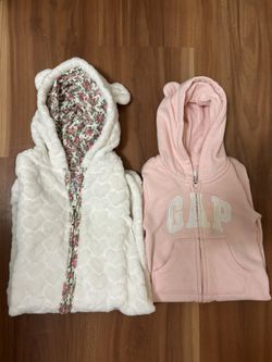 2 Babygirl Warm Zip Up Suits