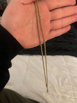 14k rope chain