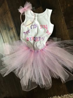 Birthday Tutu handmade