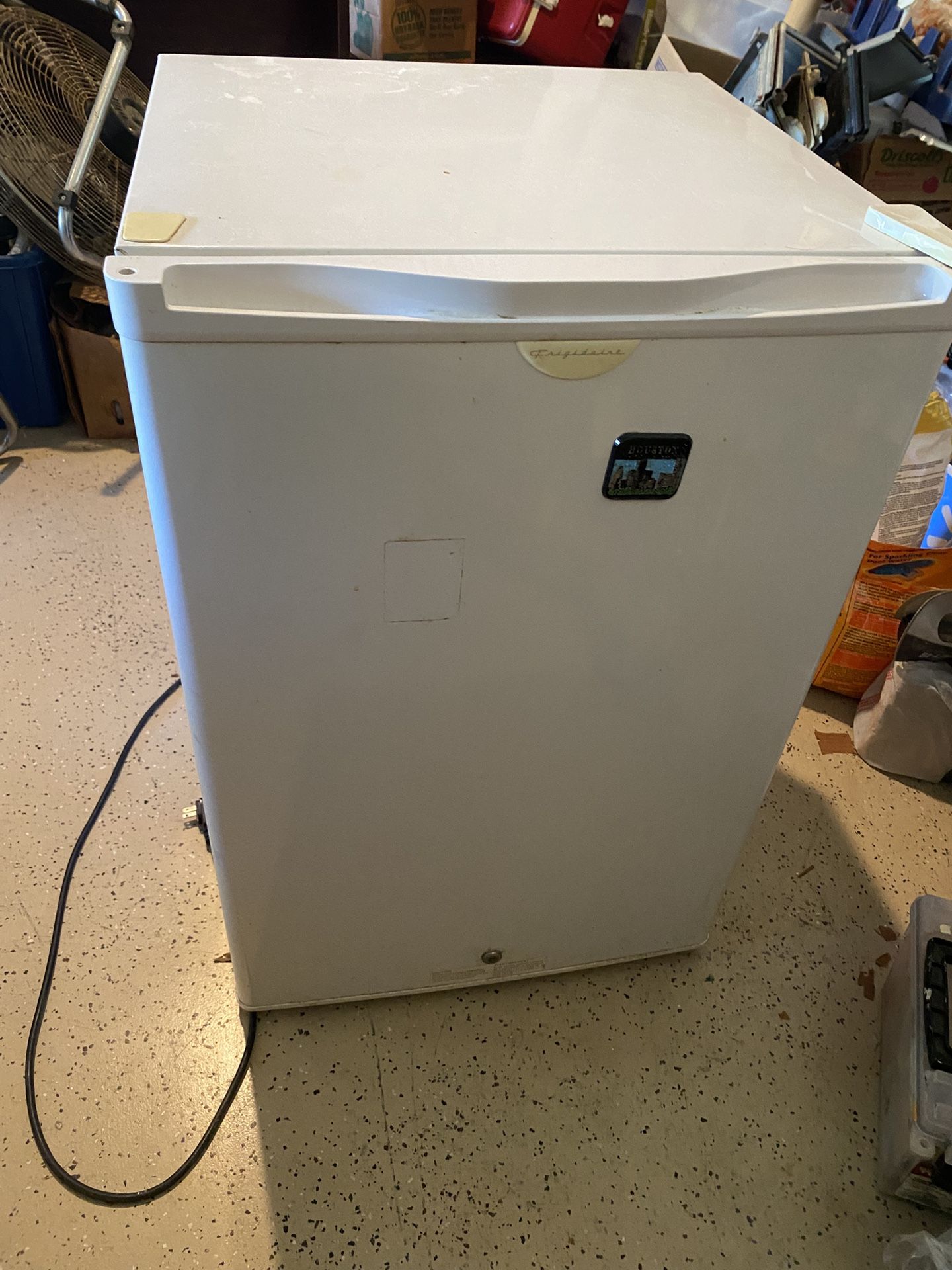 Mini White Fridge
