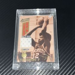 Julius Erving Jersey Fusion Action Packed Patch 