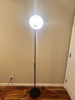 IKEA HEKTAR floor lamp in dark gray