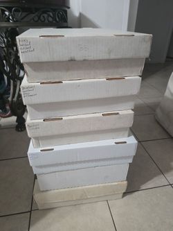 Sports Trading Cards Collection Lot – 6 medium Boxes