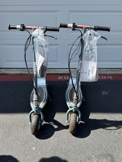 Two e300 Electric Scooters