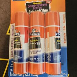 Elmer's Disappearing Purple School Glue Sticks