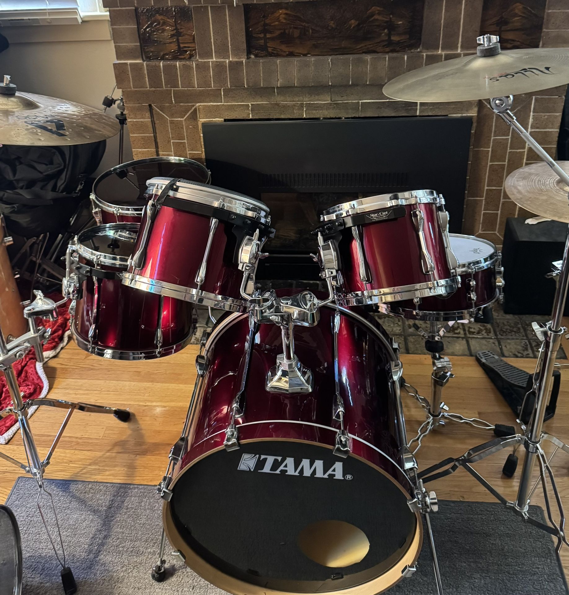 6pc Tama Superstar Birch Drum Shell Pack